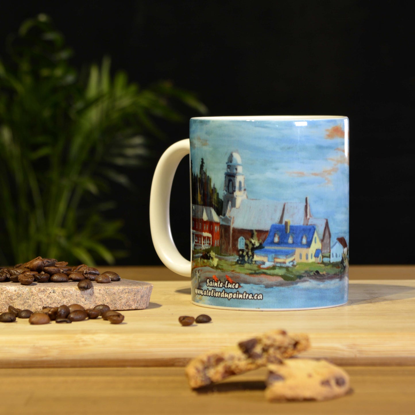 Tasses avec impressions d'art variées