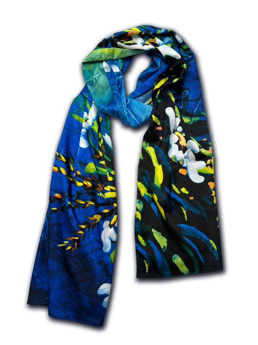 Foulard “Marguerites bleues”