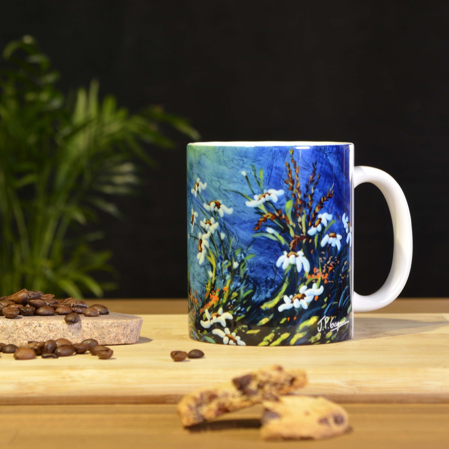 Tasses avec impressions d'art variées