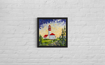 Reproduction on canvas, Métis Lighthouse