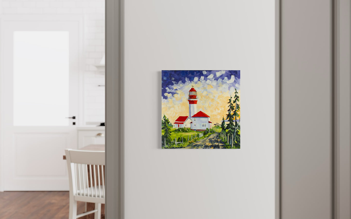 Reproduction on canvas, Métis Lighthouse