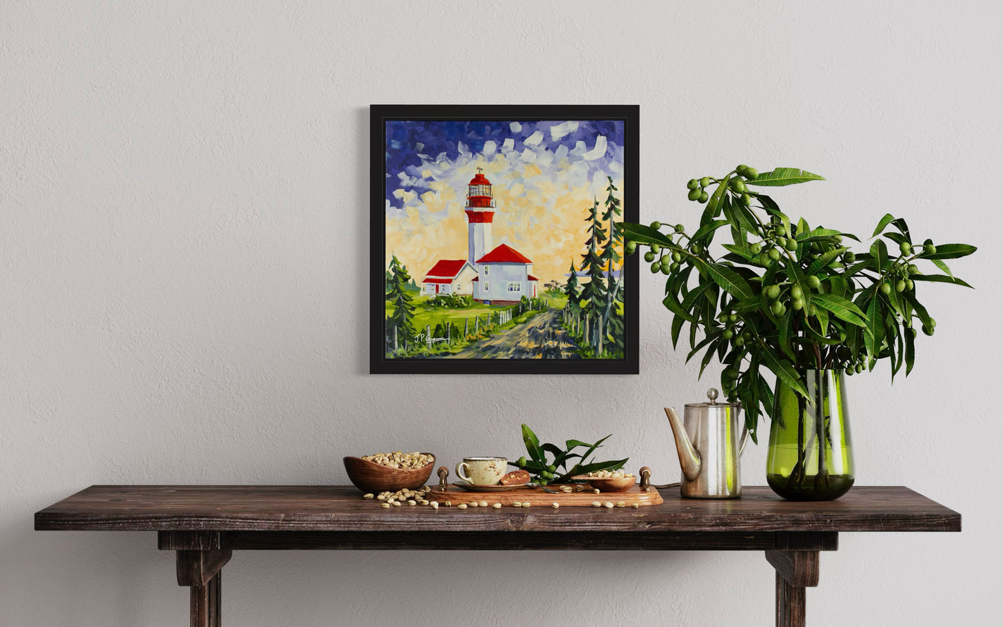 Reproduction on canvas, Métis Lighthouse