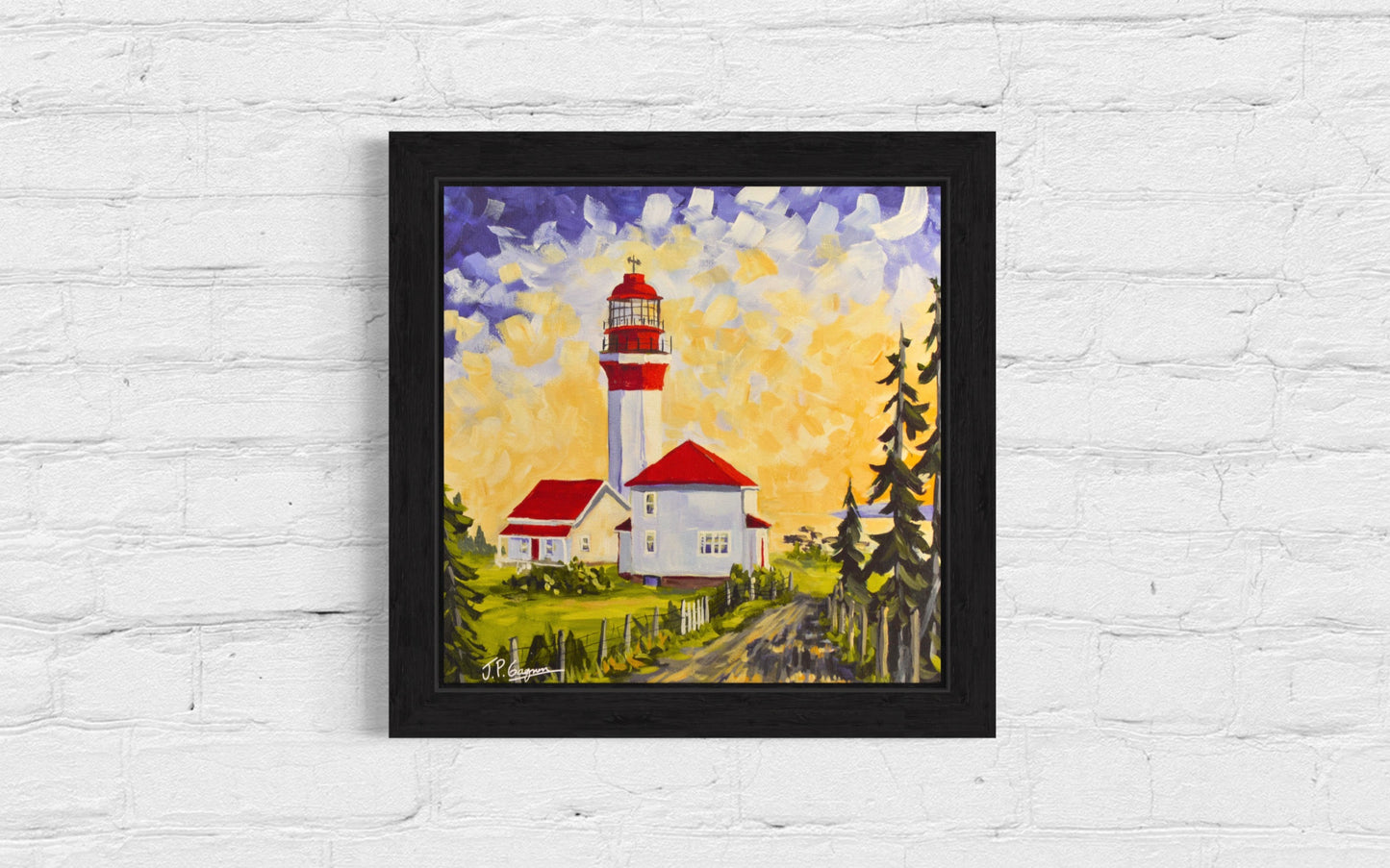 Reproduction on canvas, Métis Lighthouse