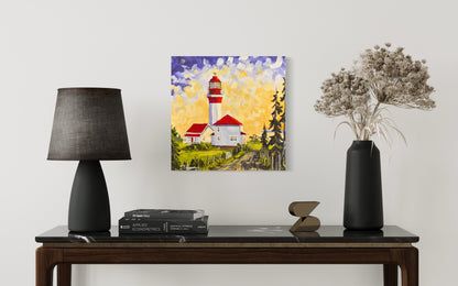 Reproduction on canvas, Métis Lighthouse