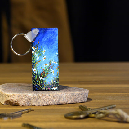 Key ring with work by Jean-Pierre Gagnon
